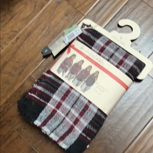 Quagga blanket wrap black with stripe pattern